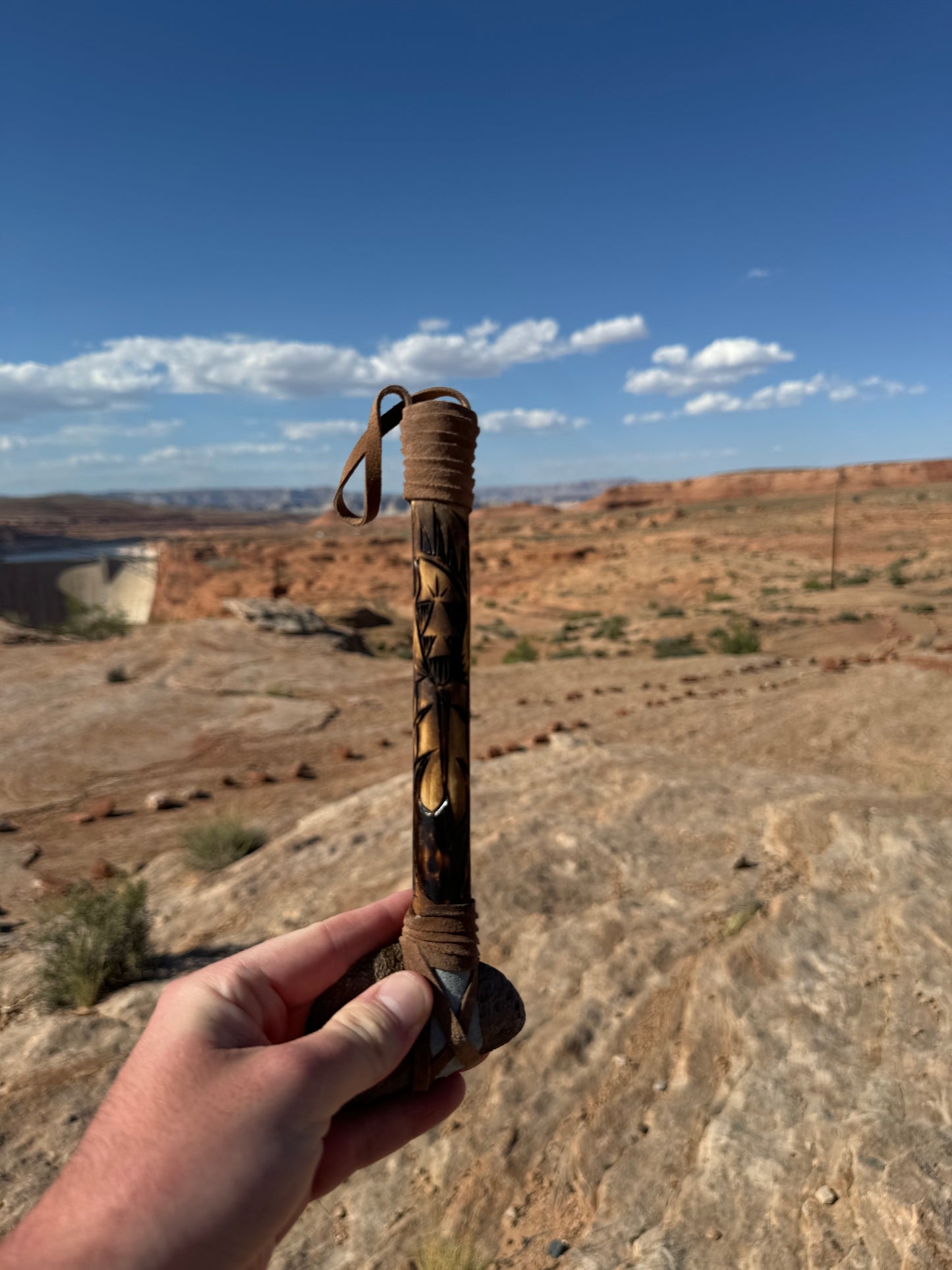 Tomahawk Navajo provenant de Cameron en Arizona (23 cm)