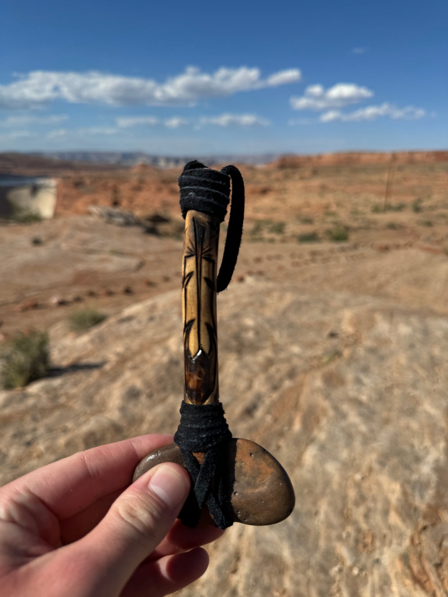 Tomahawk Navajo provenant de Cameron en Arizona (16 cm)