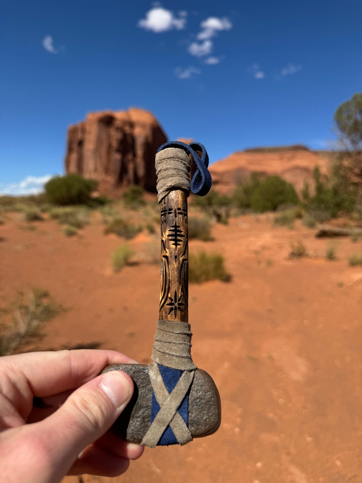 Tomahawk Navajo provenant de Cameron en Arizona (17 cm)