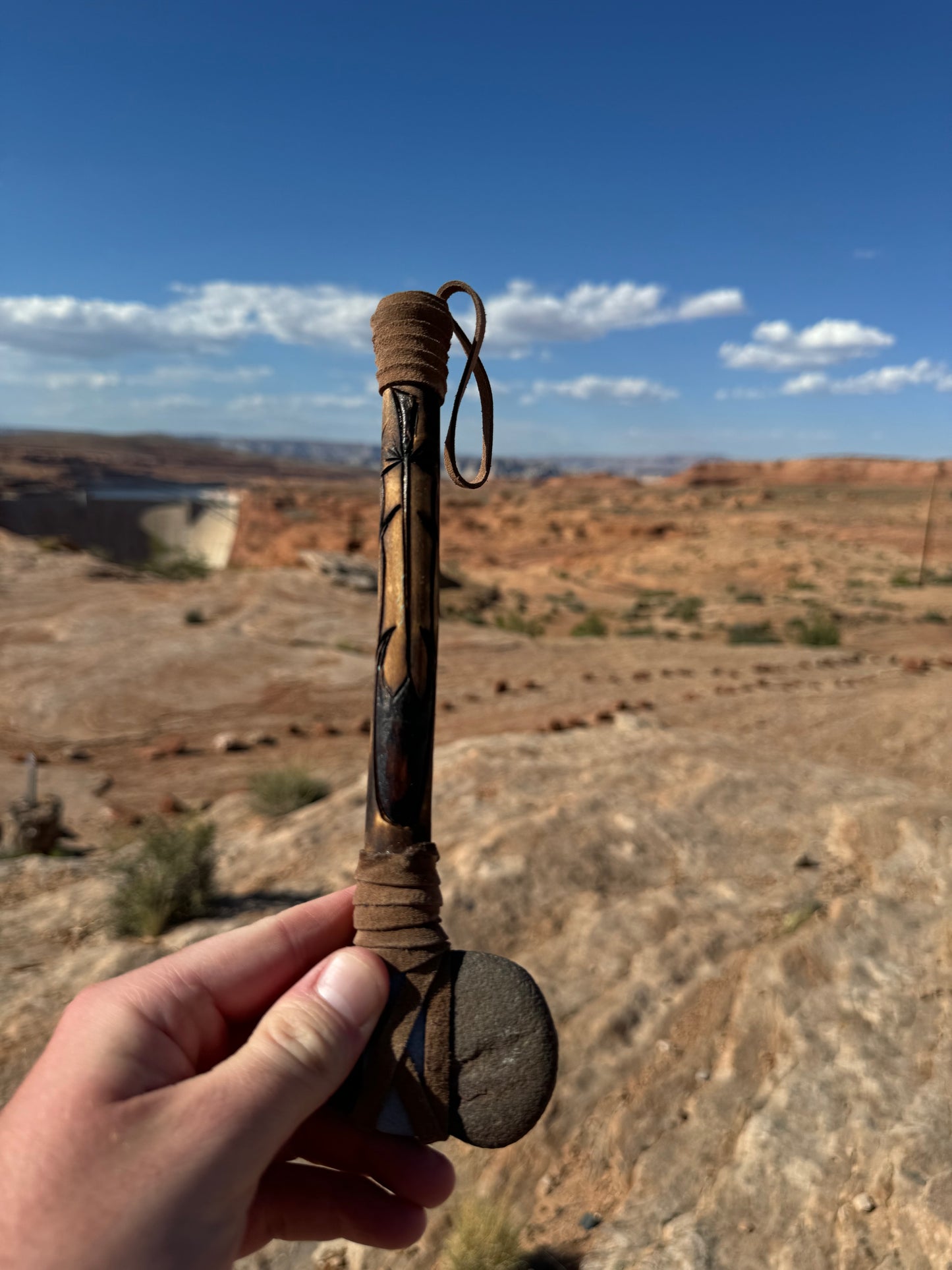 Tomahawk Navajo provenant de Cameron en Arizona (24 cm)
