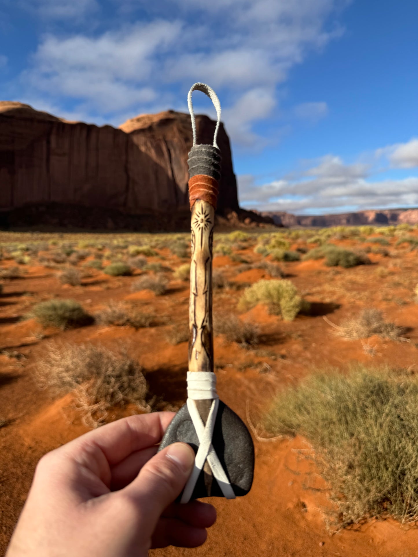 Tomahawk Navajo authentique provenant de Cameron en Arizona