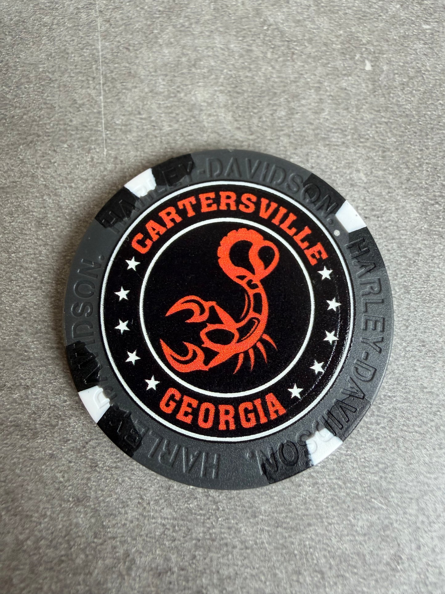 Harley Davidson jeton de poker Georgia Catersville