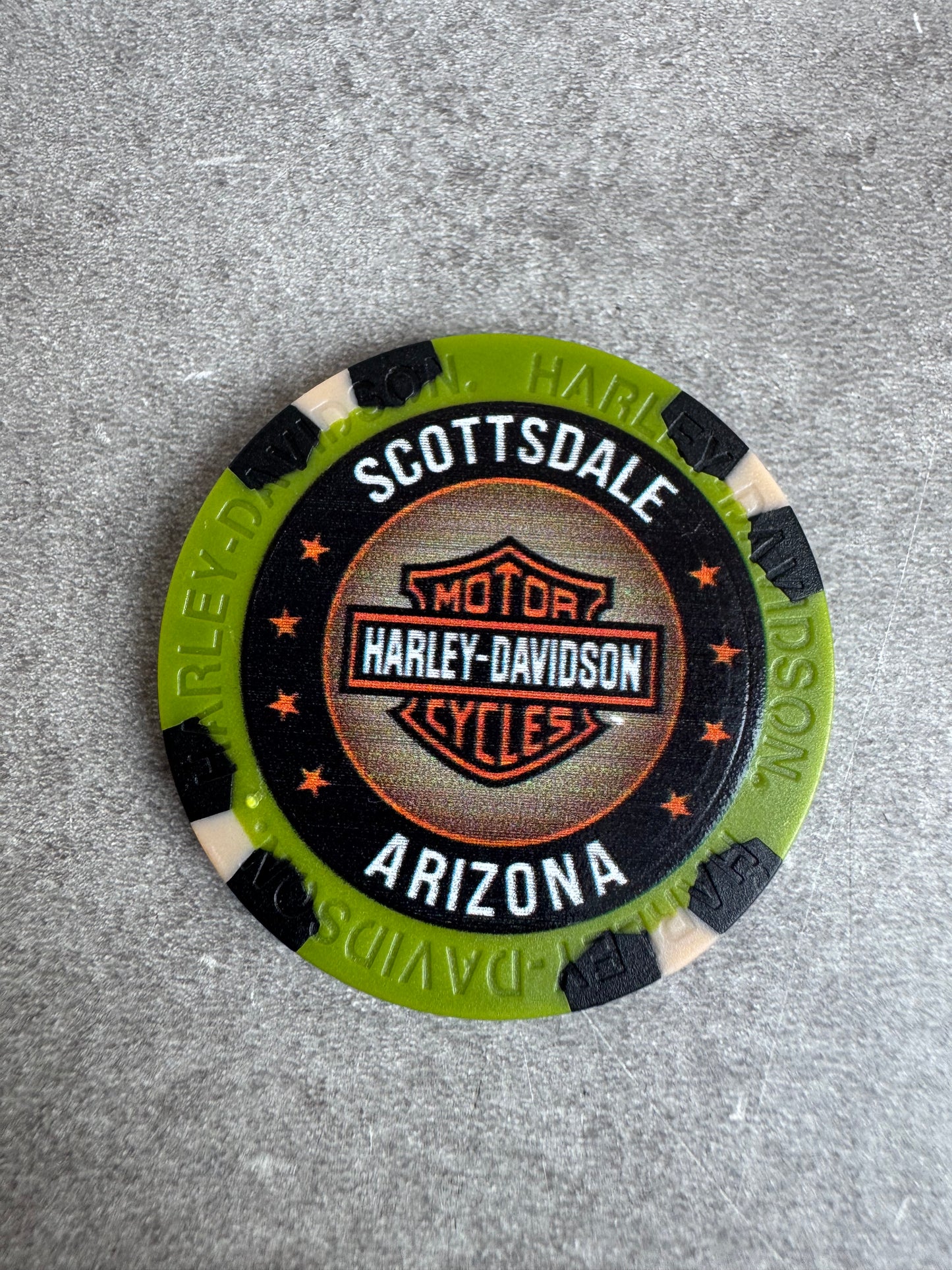 Harley Davidson jeton de poker Scottsdale Arizona
