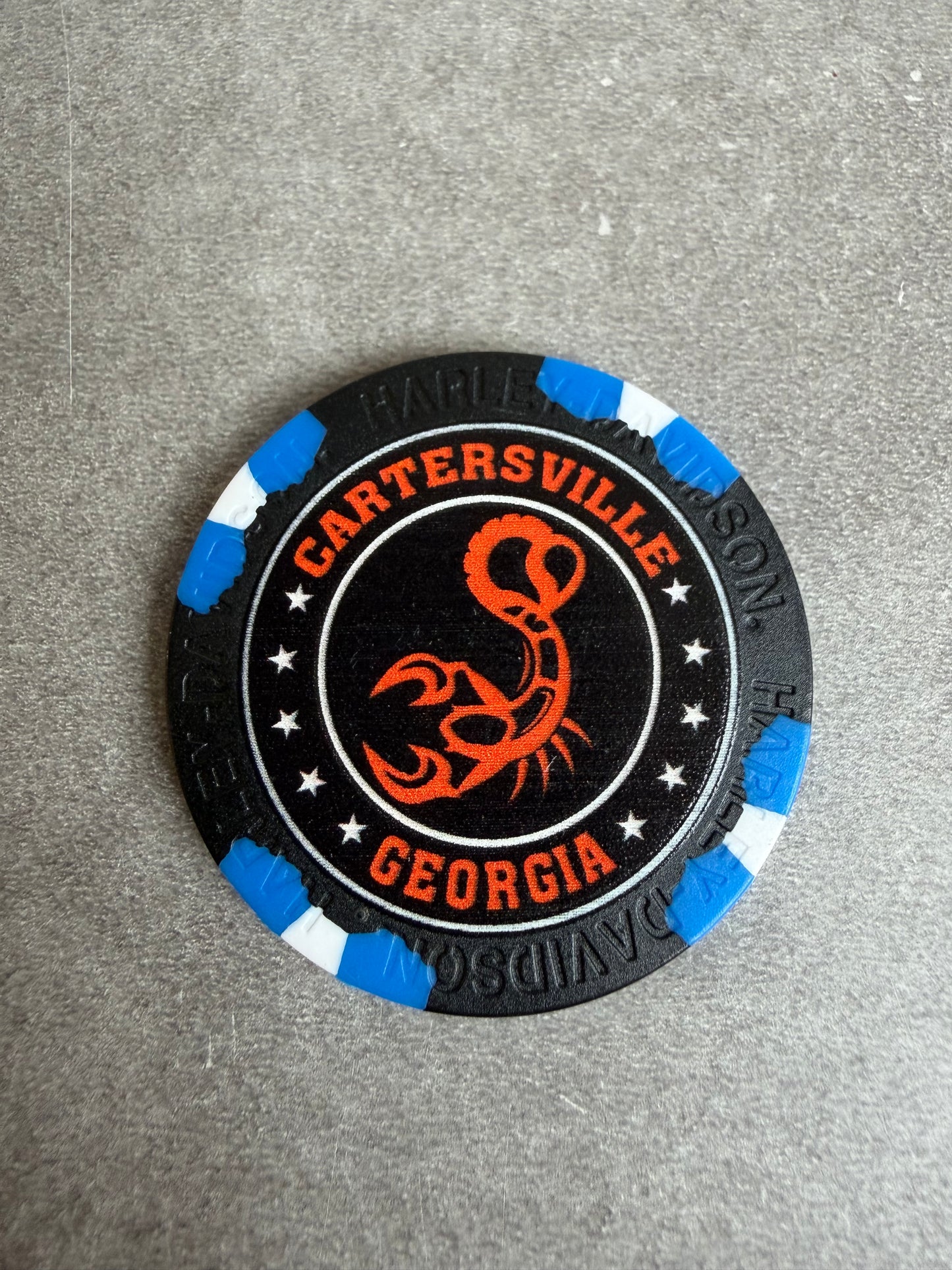 Harley Davidson jeton de poker Georgia Catersville