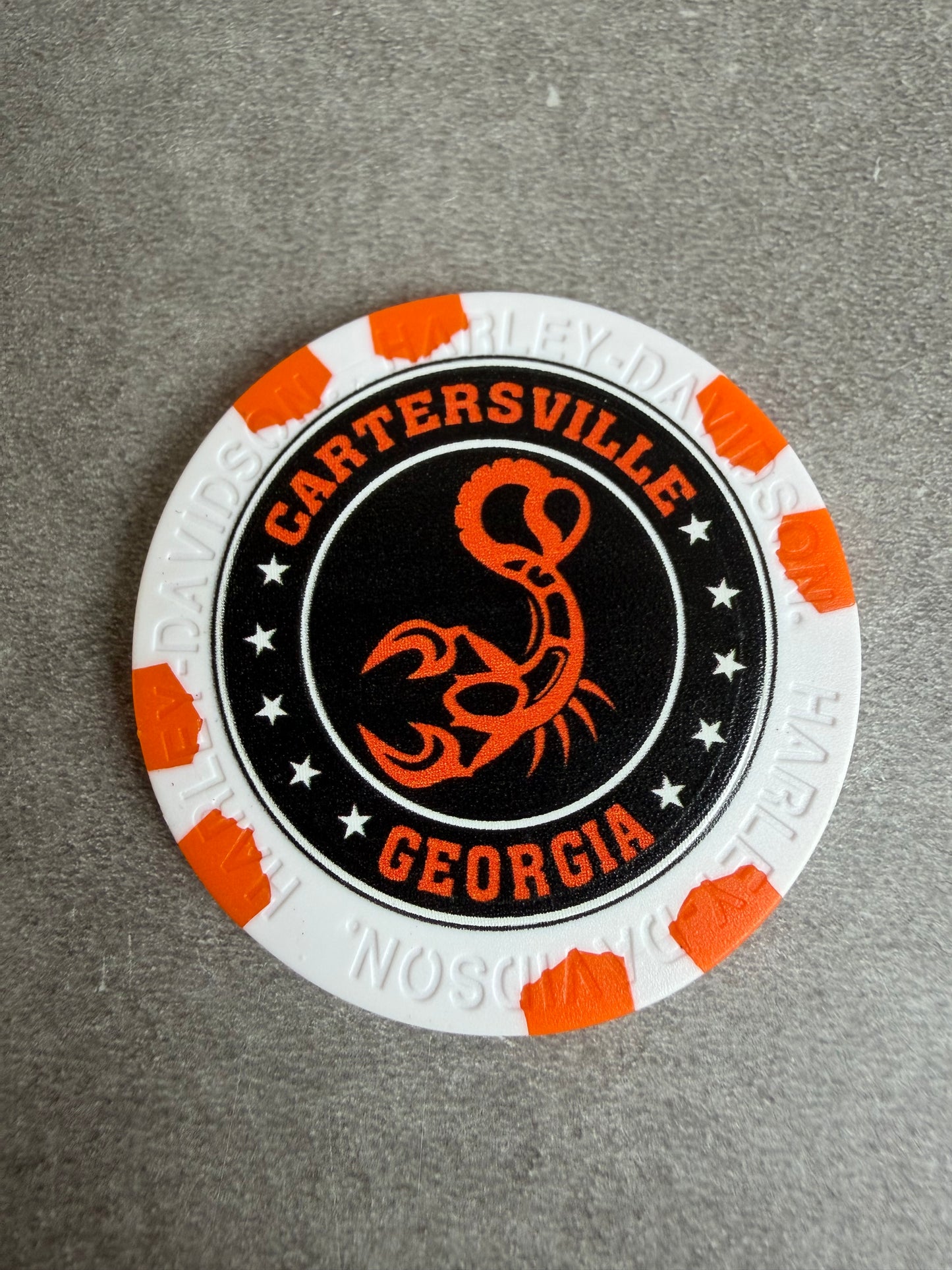 Harley Davidson jeton de poker Georgia Catersville