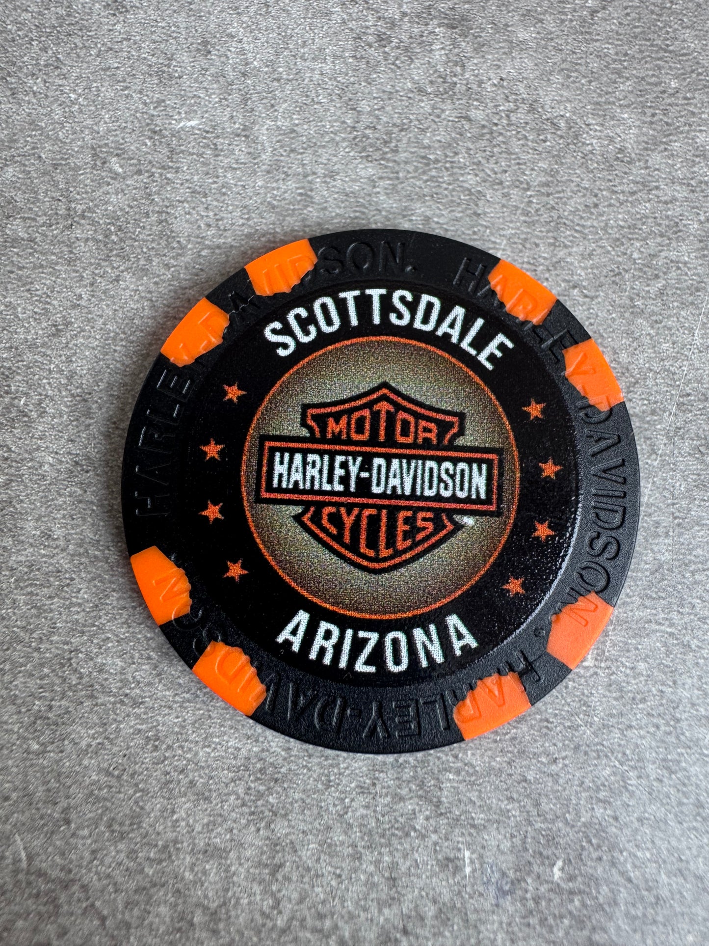 Harley Davidson jeton de poker Scottsdale Arizona