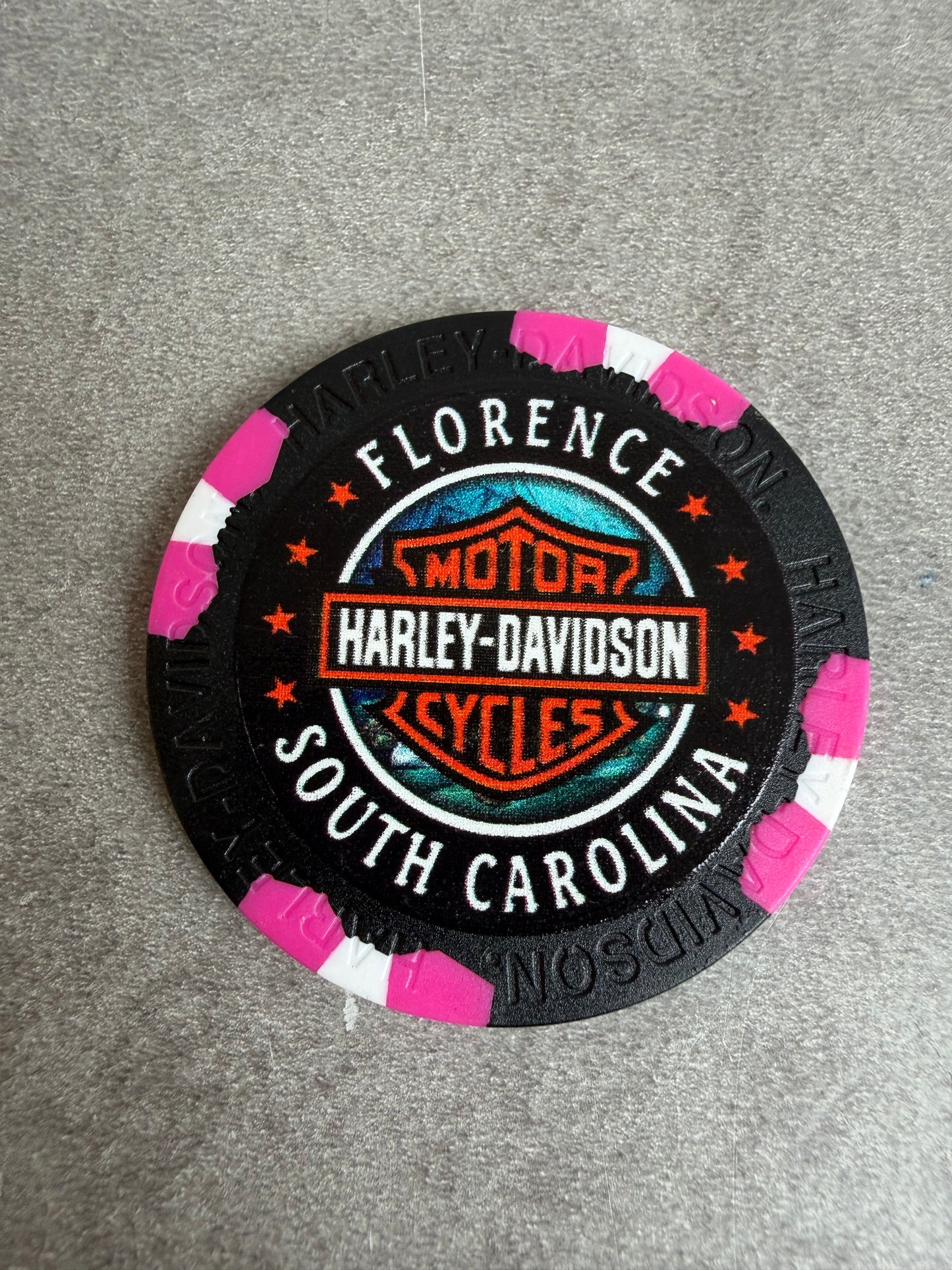 Harley Davidson jeton de poker South Carolina Florence