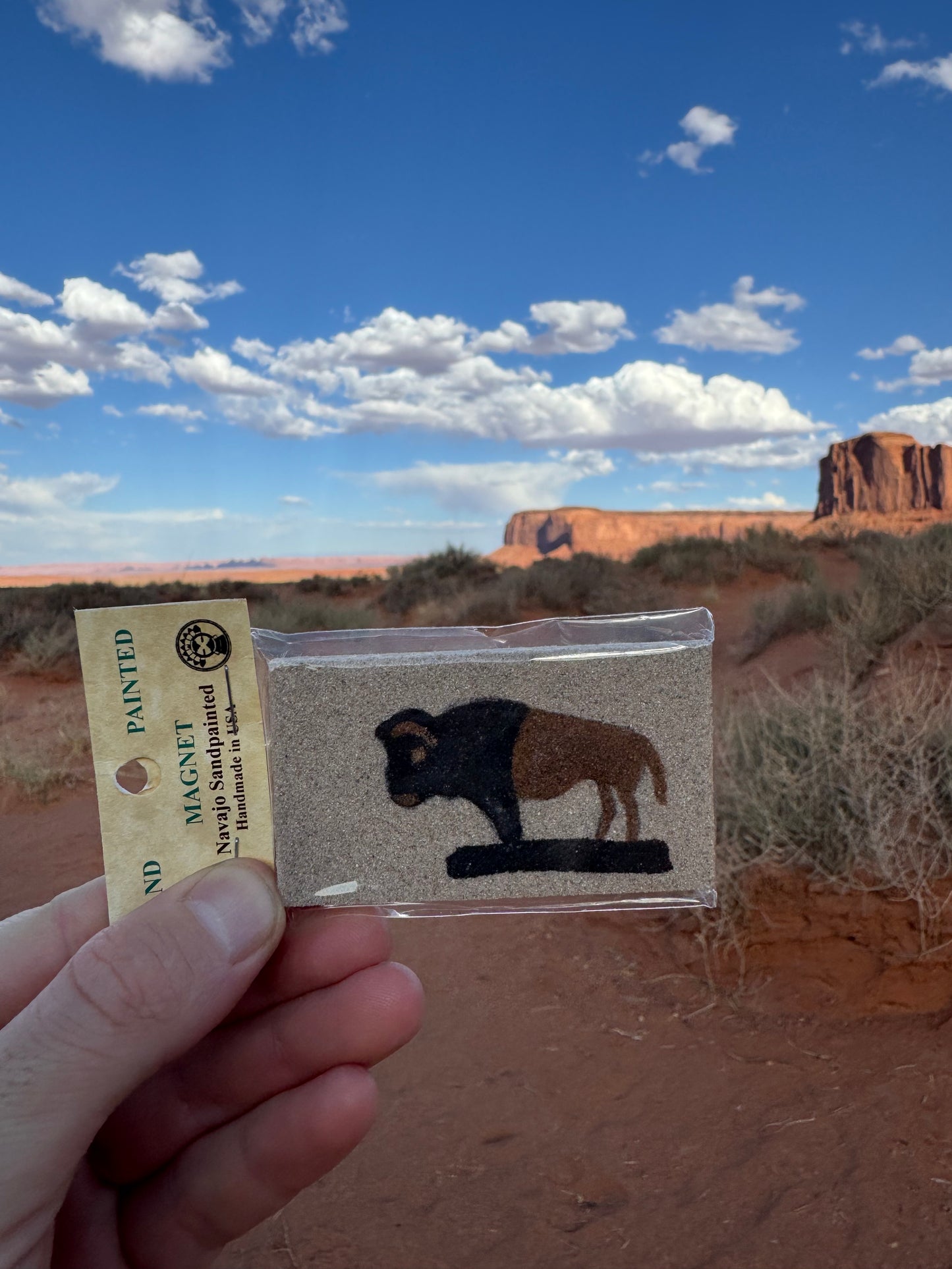 Magnet Navajo peint à la main provenant d’Arizona