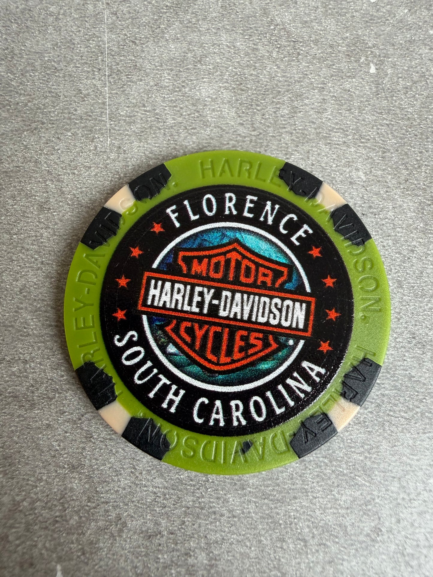 Harley Davidson jeton de poker South Carolina Florence
