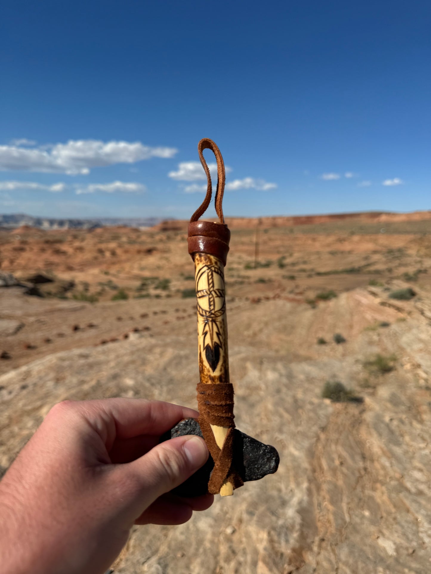 Tomahawk Navajo provenant de Cameron en Arizona (16 cm)