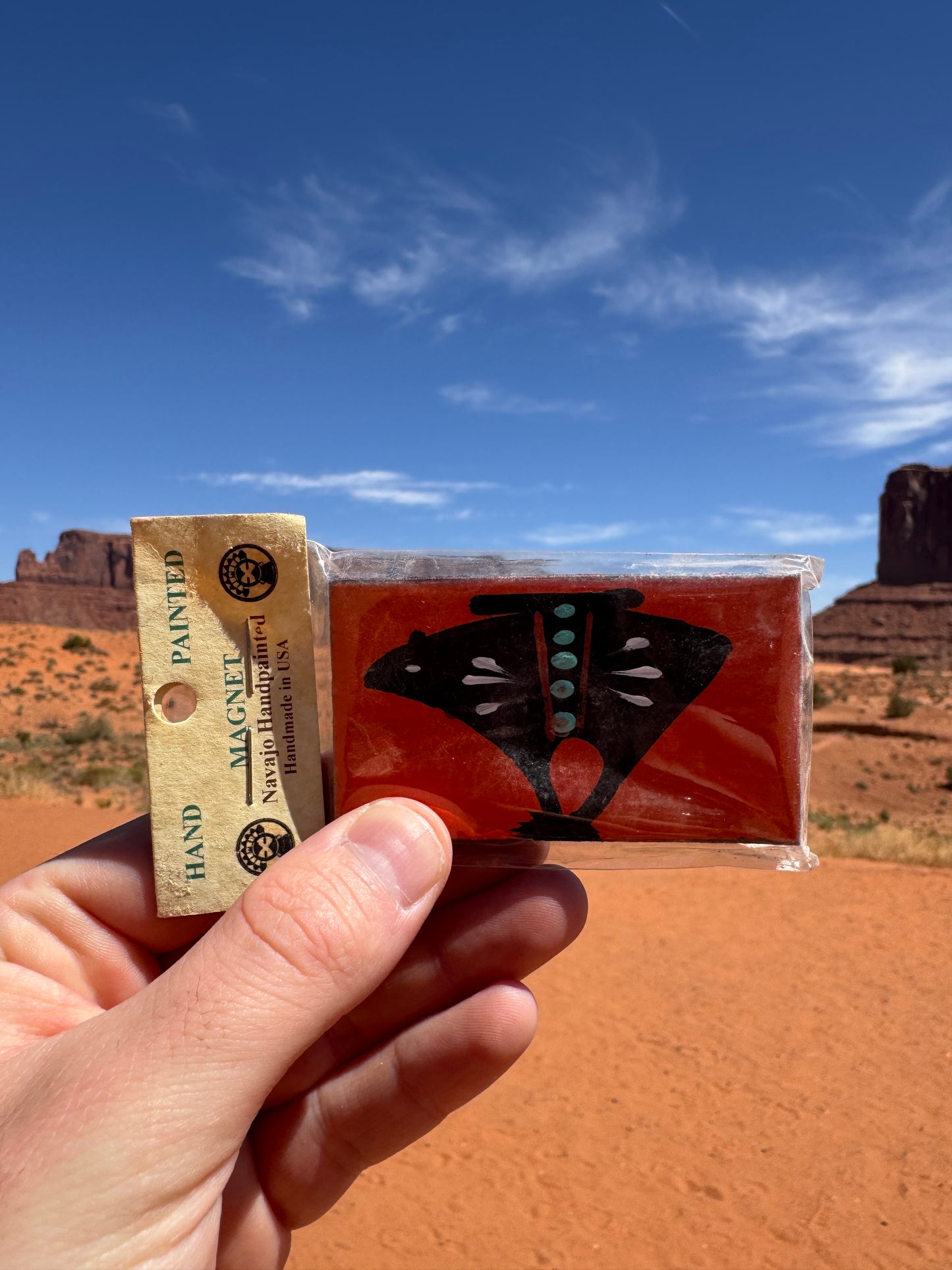 Magnet Navajo Ours peint à la main