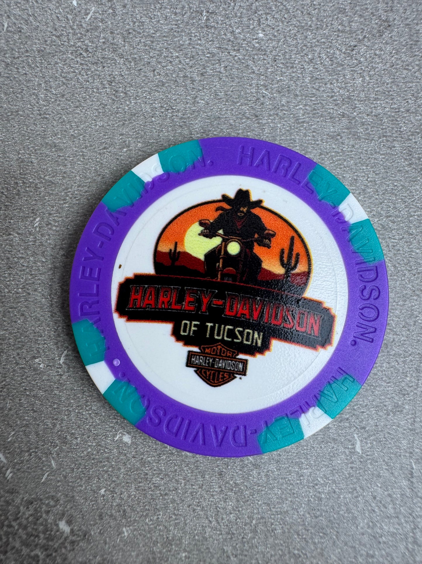 Harley Davidson jeton de poker Tucson Arizona