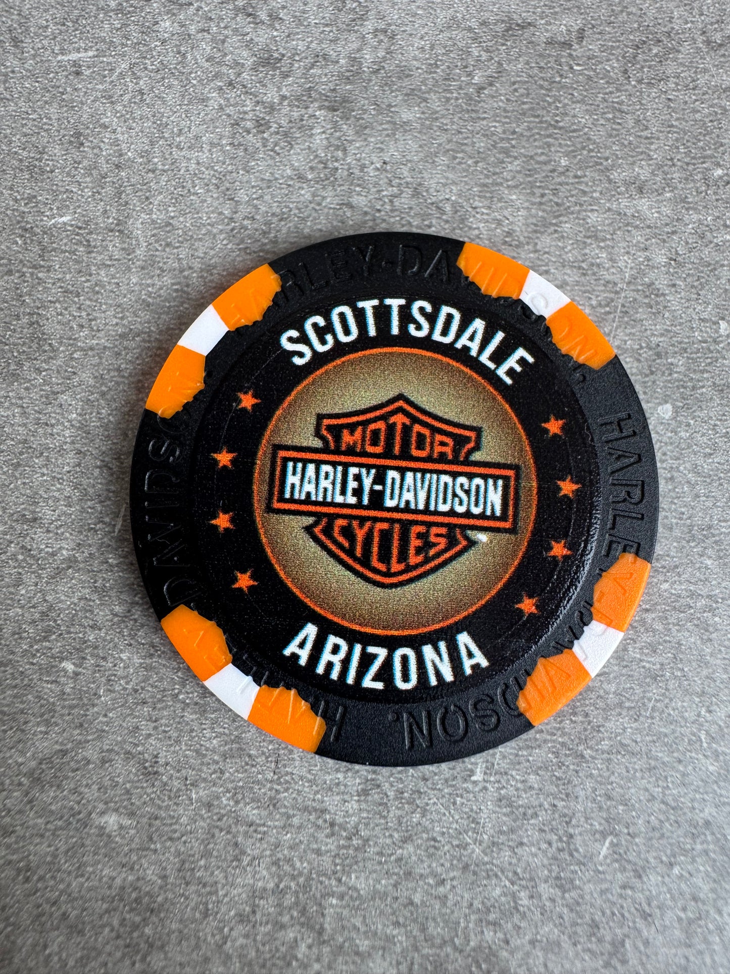 Harley Davidson jeton de poker Scottsdale Arizona