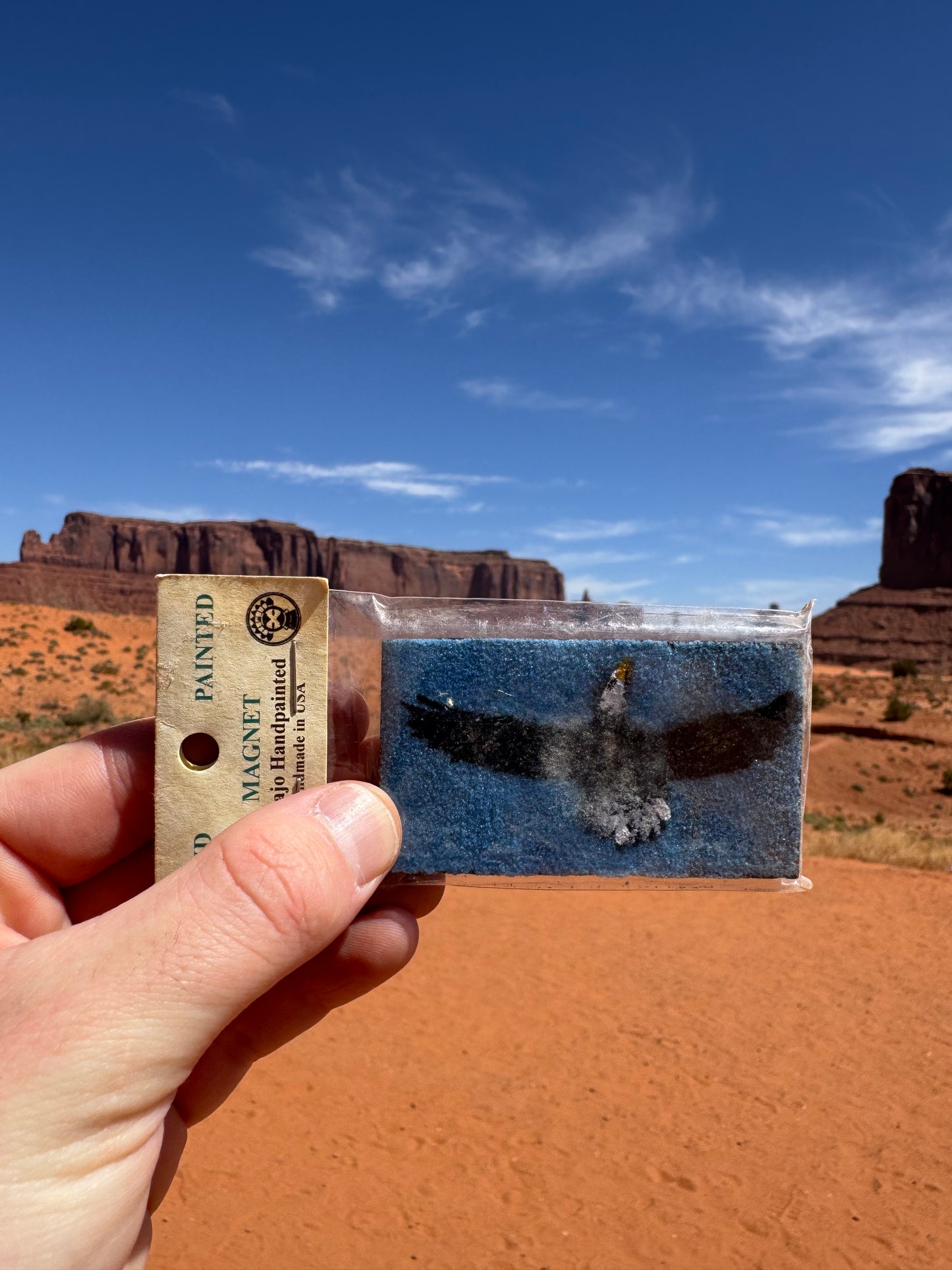 Magnet Navajo Aigle peint à la main