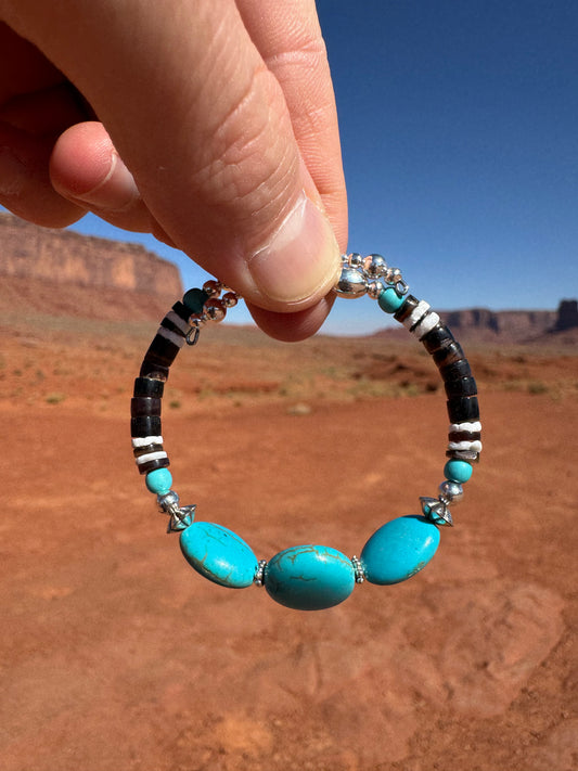 Bracelet Navajo provenant de Monument Valley (taille ajustable)