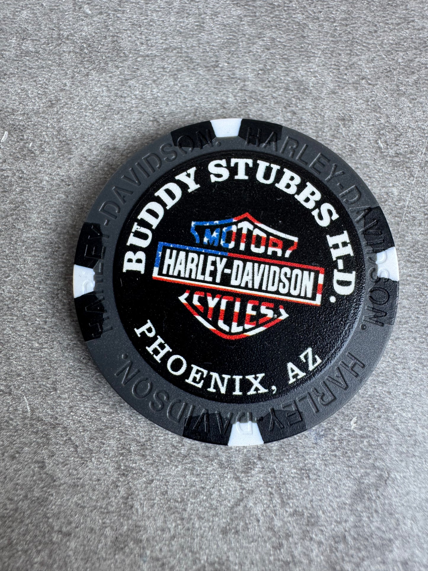 Harley Davidson 250 ans jeton de poker Phoenix Arizona