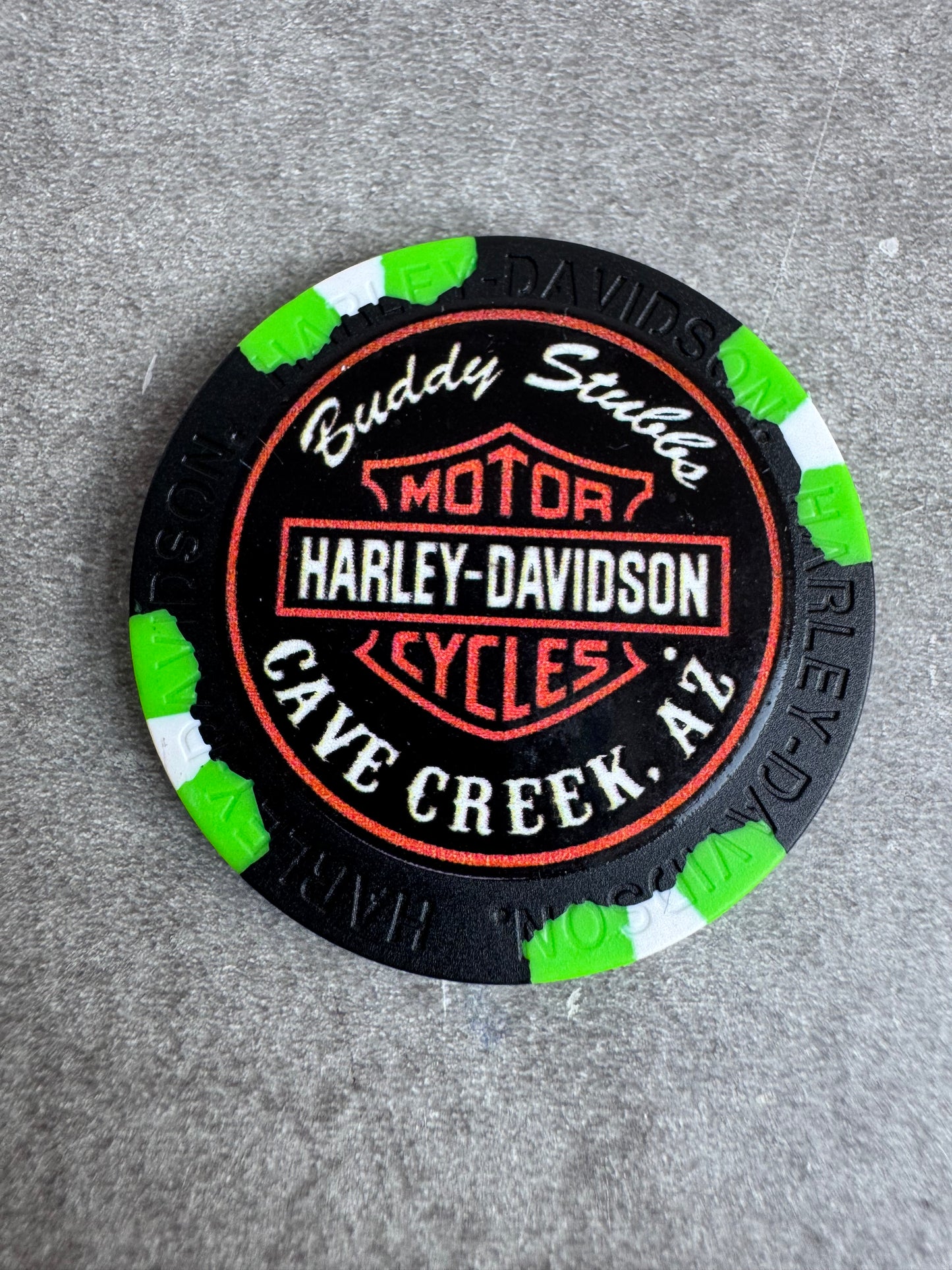 Harley Davidson jeton de poker Cave Creek Arizona