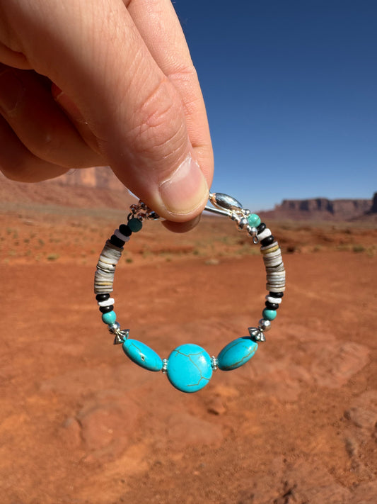 Bracelet Navajo provenant de Monument Valley (taille ajustable)