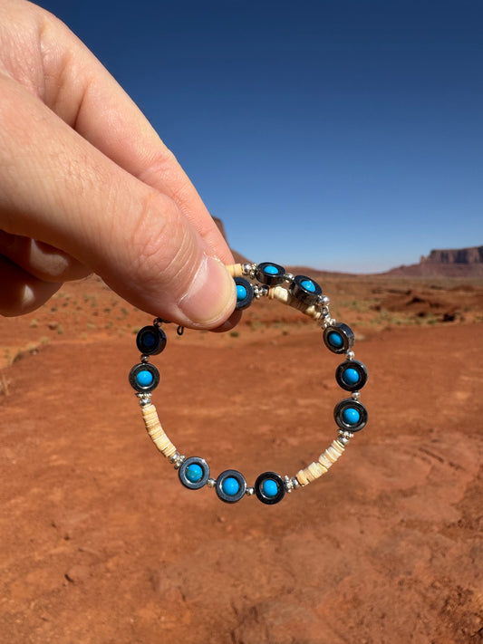 Bracelet Navajo provenant de Monument Valley (taille ajustable)