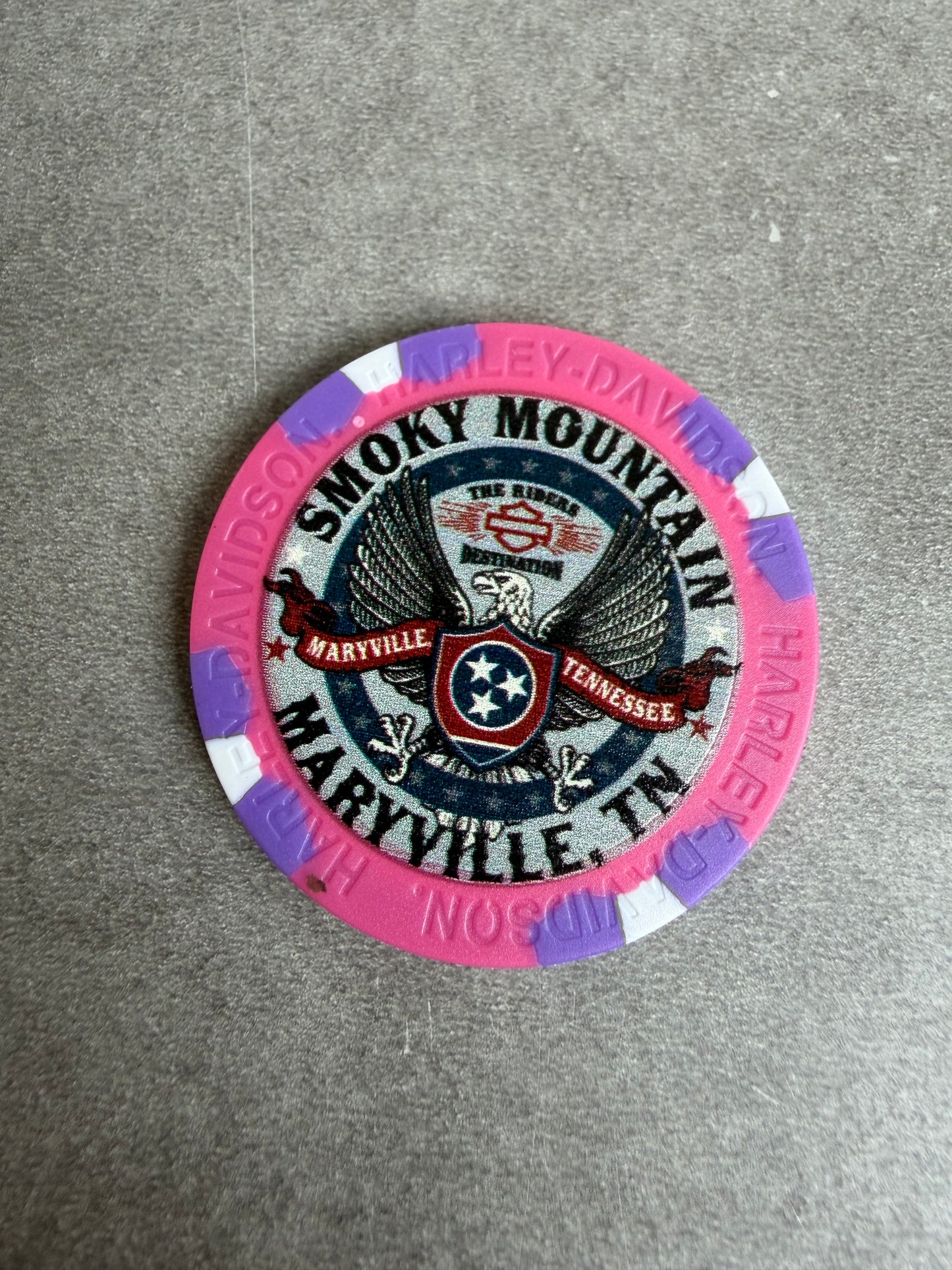 Harley Davidson jeton de poker Tennessee Maryville