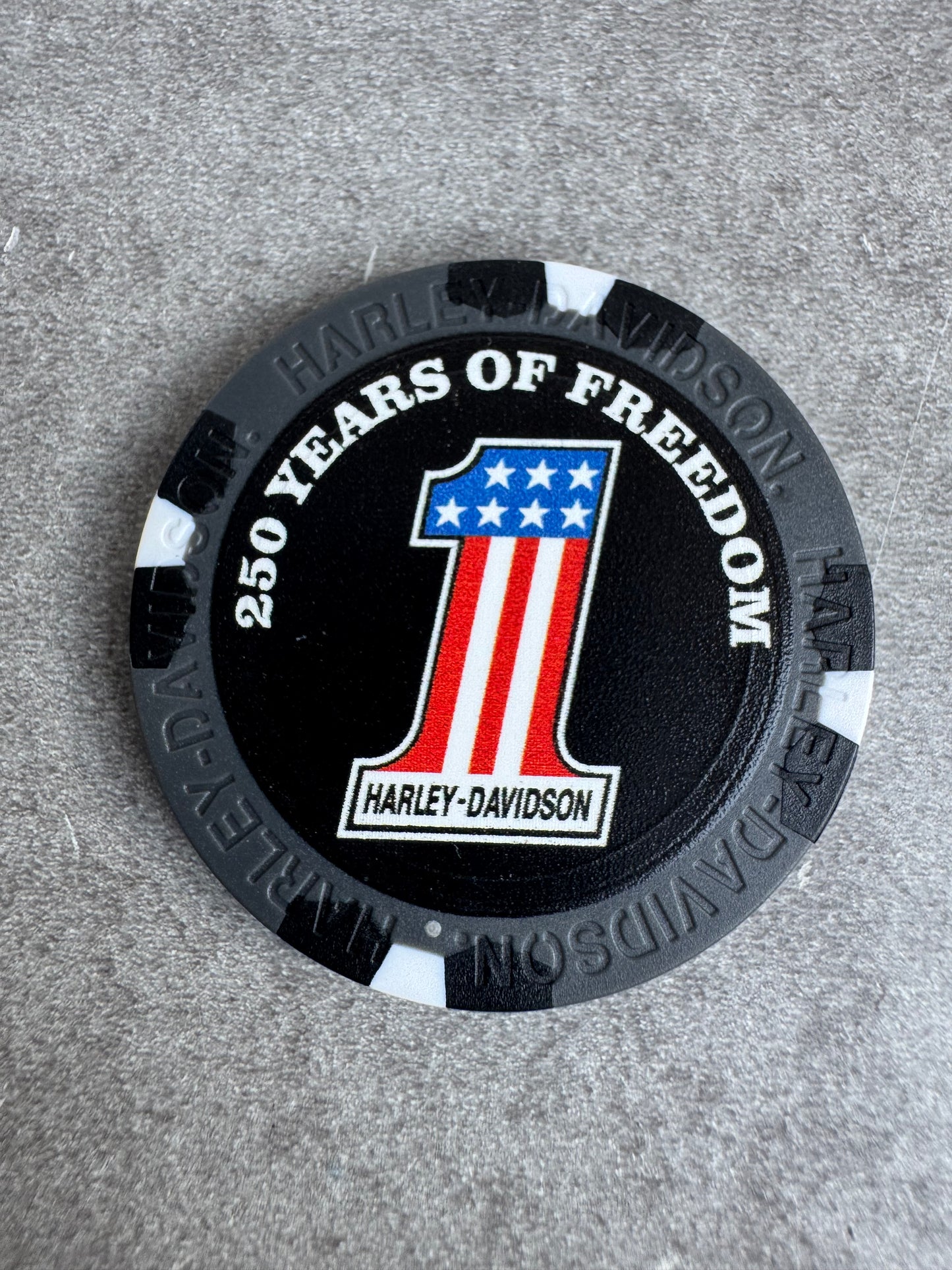 Harley Davidson 250 ans jeton de poker Phoenix Arizona