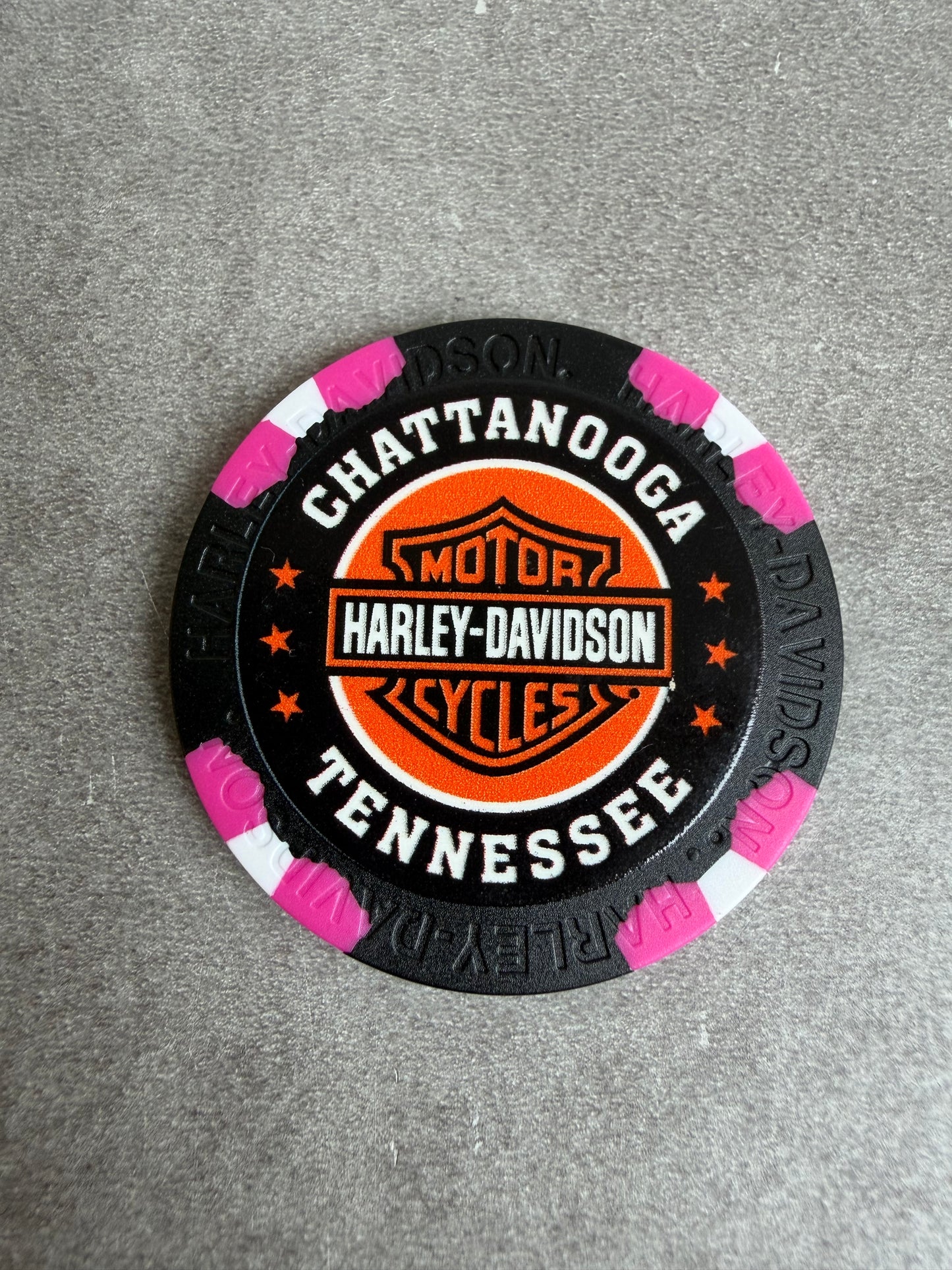 Harley Davidson jeton de poker Tennessee Chatanooga