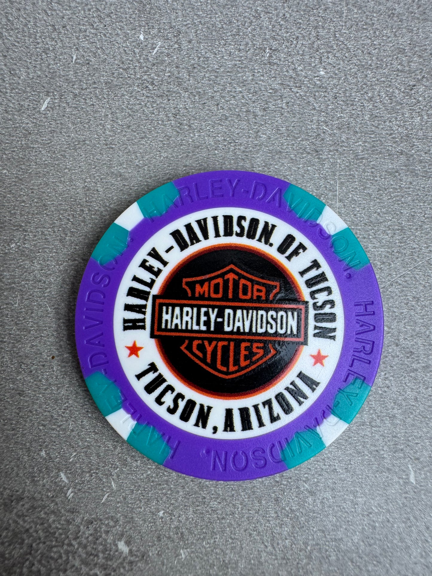 Harley Davidson jeton de poker Tucson Arizona