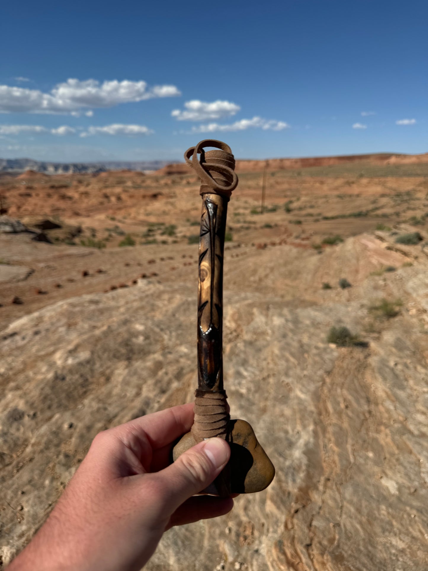 Tomahawk Navajo provenant de Cameron en Arizona (23 cm)