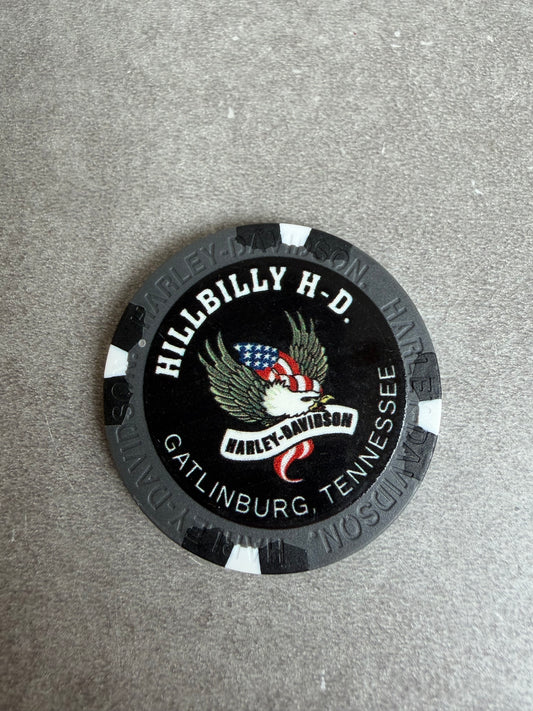 Harley Davidson jeton de poker 250 ans USA Tennessee Gatlinburg