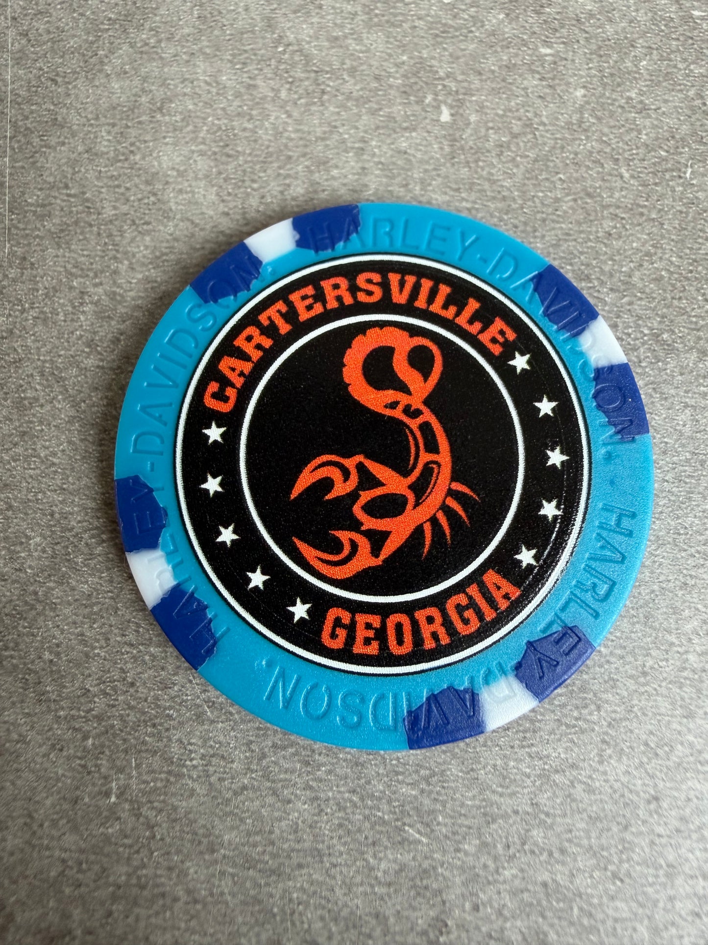 Harley Davidson jeton de poker Georgia Catersville
