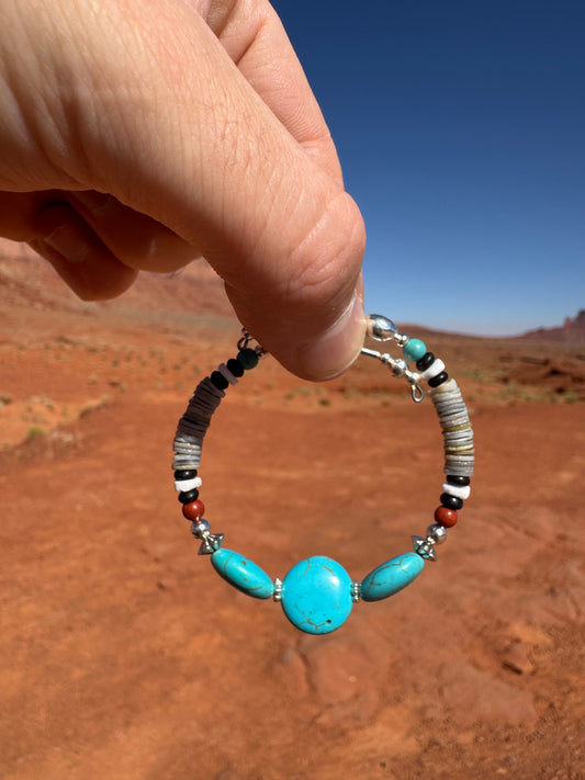 Bracelet Navajo provenant de Monument Valley (taille ajustable)