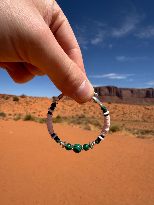 Bracelet Navajo authentique provenant de Monument Valley (taille ajustable)