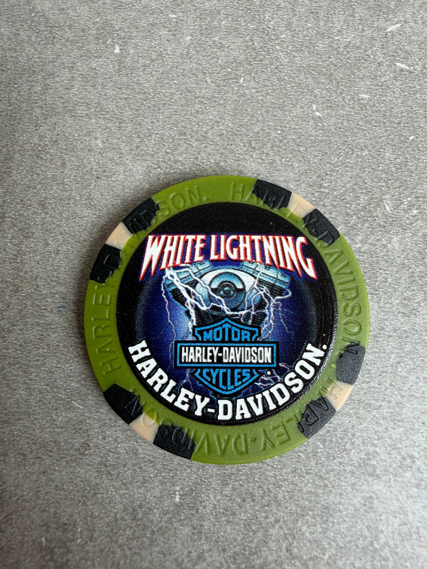 Harley Davidson jeton de poker Tennessee Chatanooga