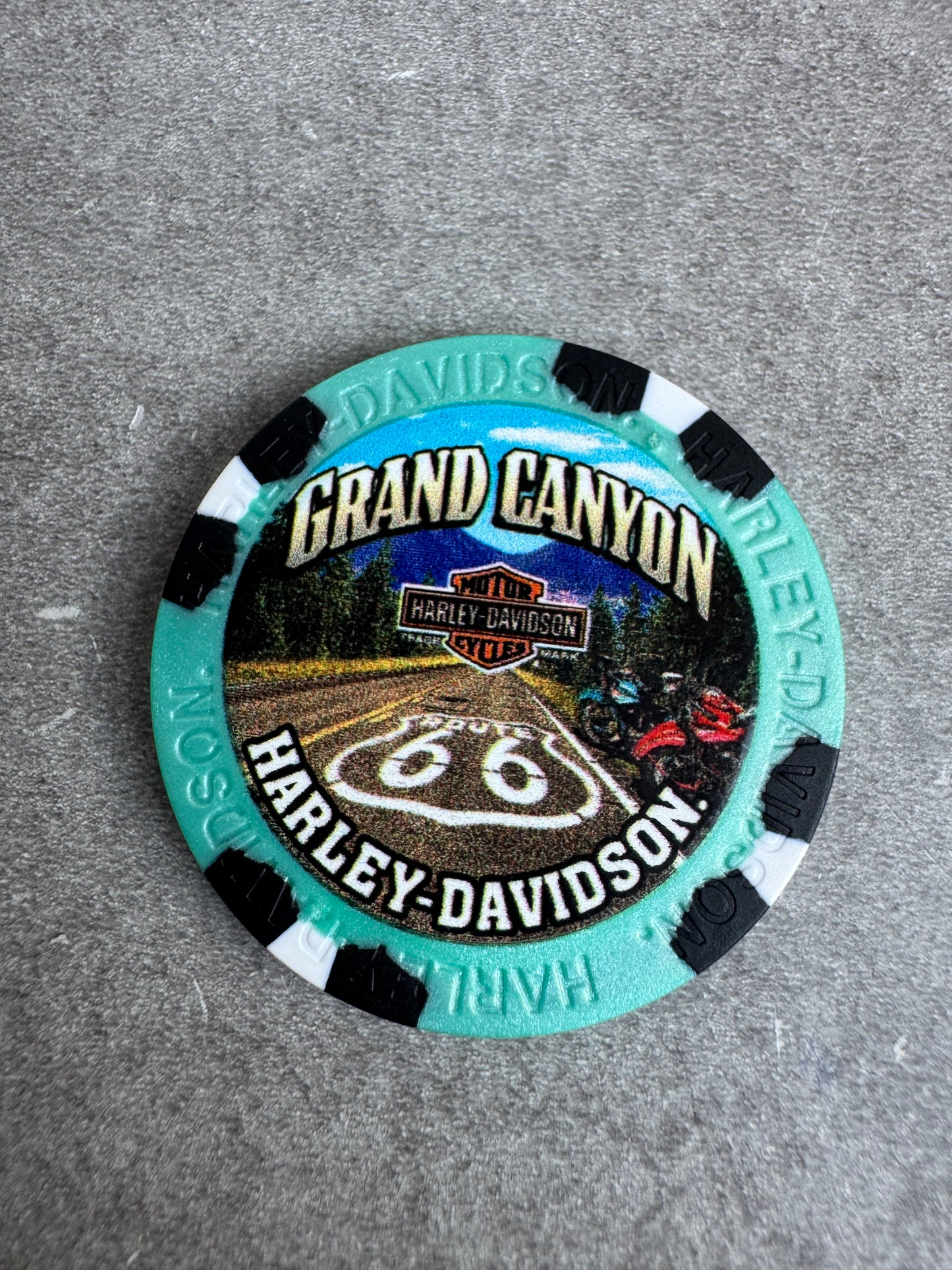 Harley Davidson jeton de poker Grand Canyon Arizona
