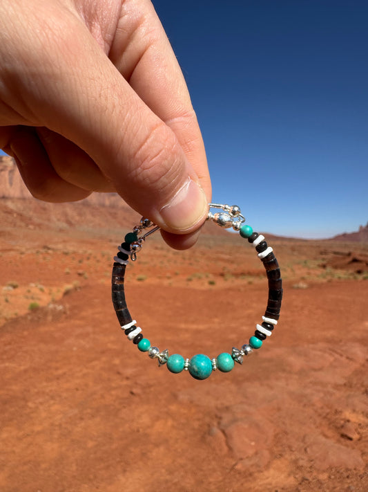 Bracelet Navajo provenant de Monument Valley (taille ajustable)