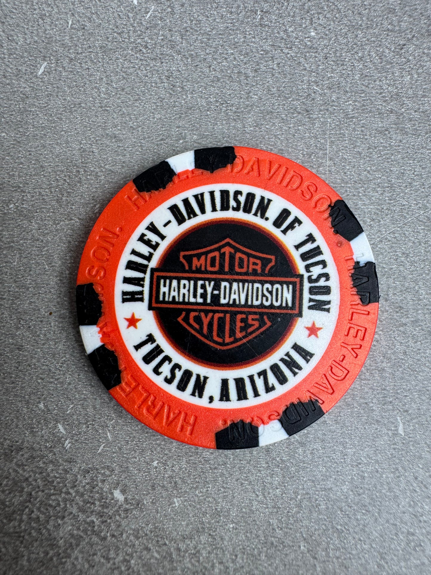 Harley Davidson jeton de poker Tucson Arizona