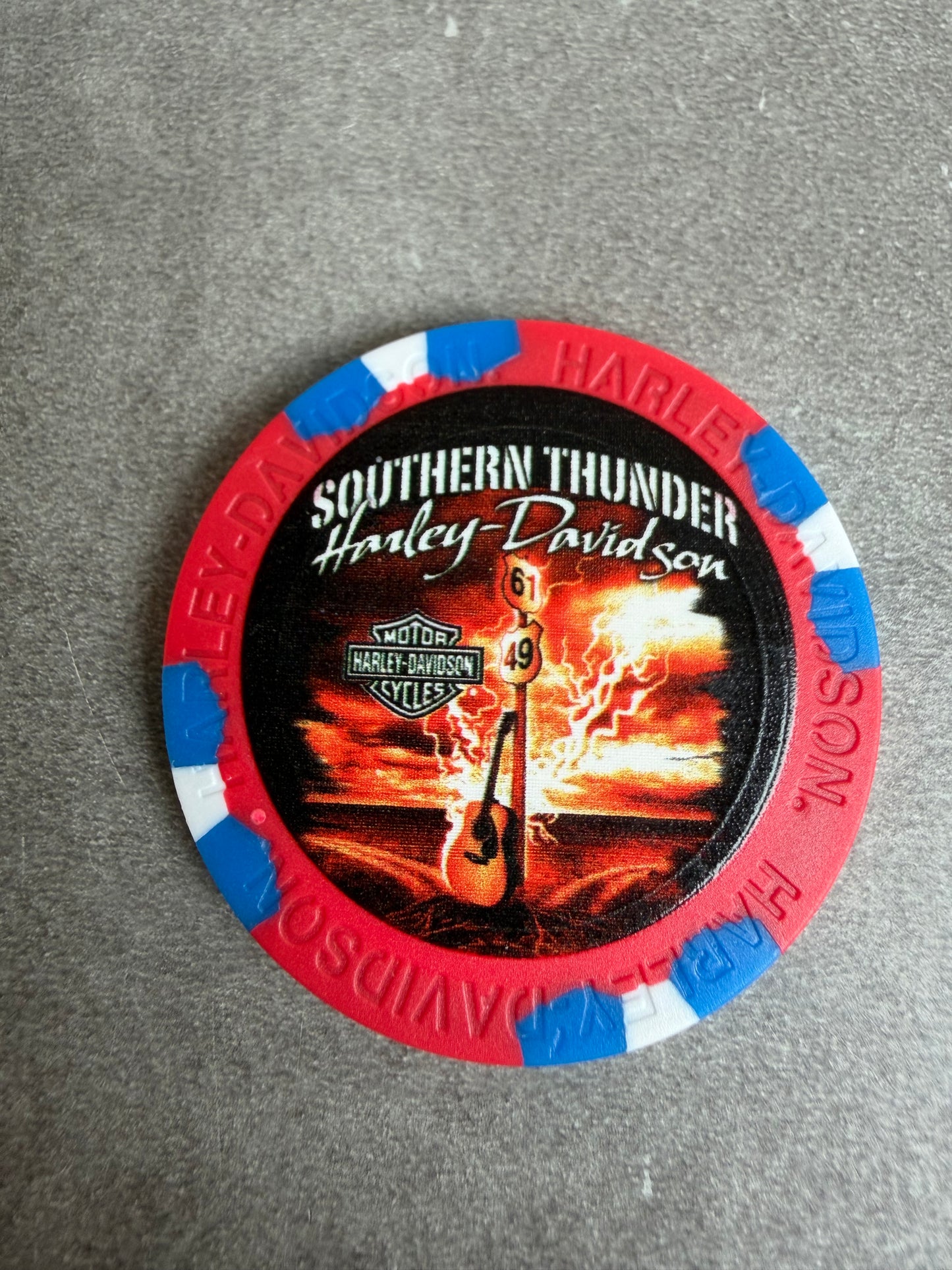 Harley Davidson jeton de poker Mississipi Southaven