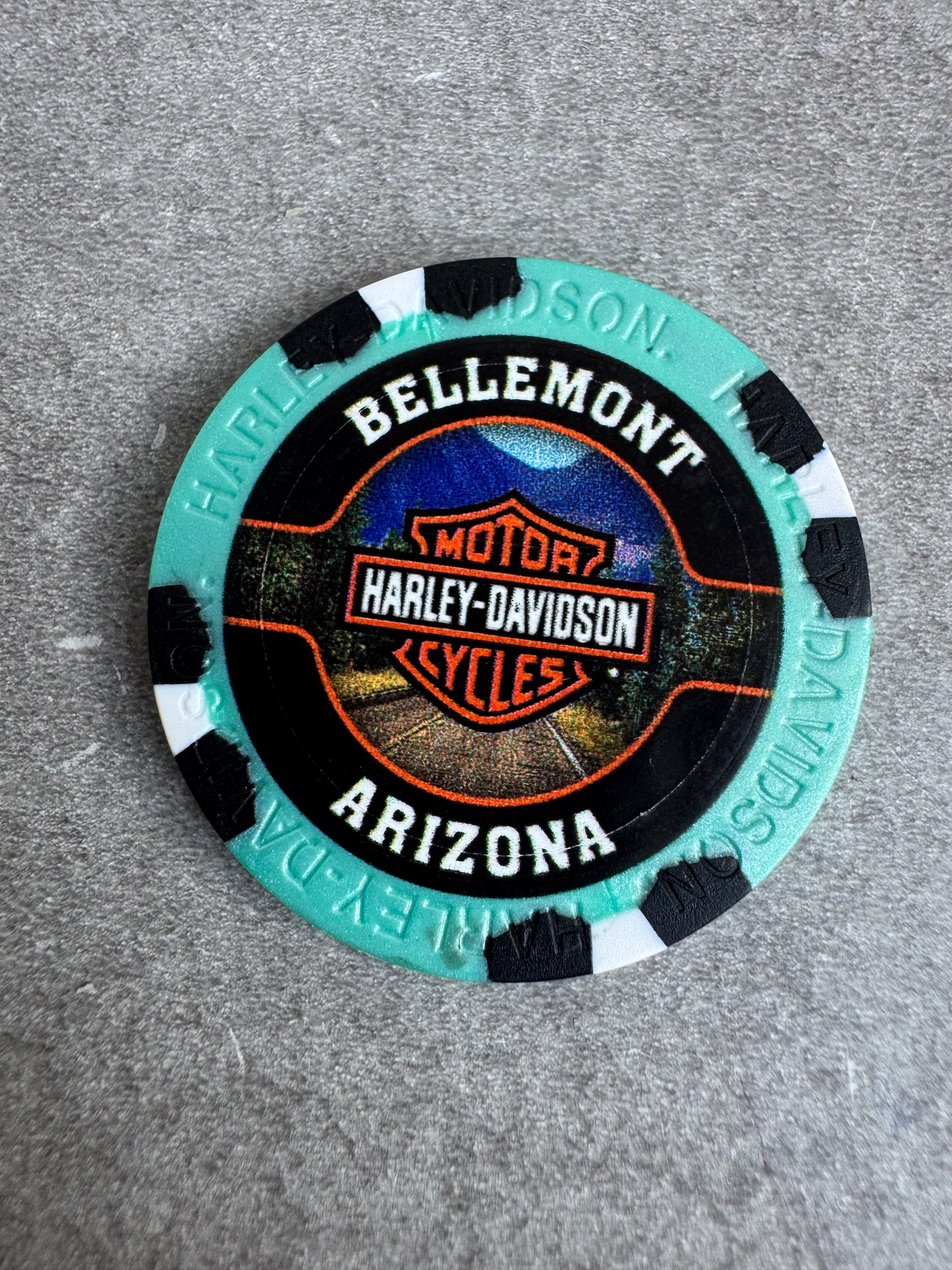 Harley Davidson jeton de poker Grand Canyon Arizona
