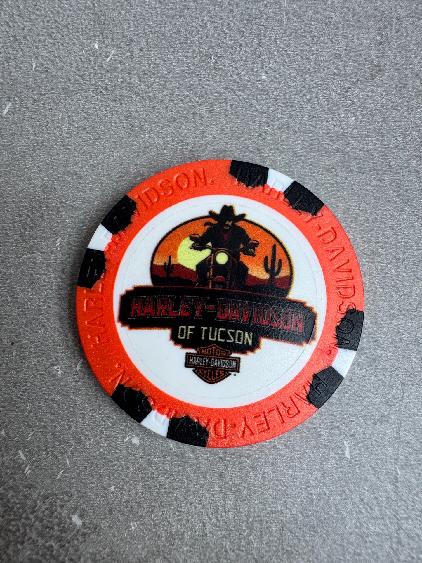 Harley Davidson jeton de poker Tucson Arizona