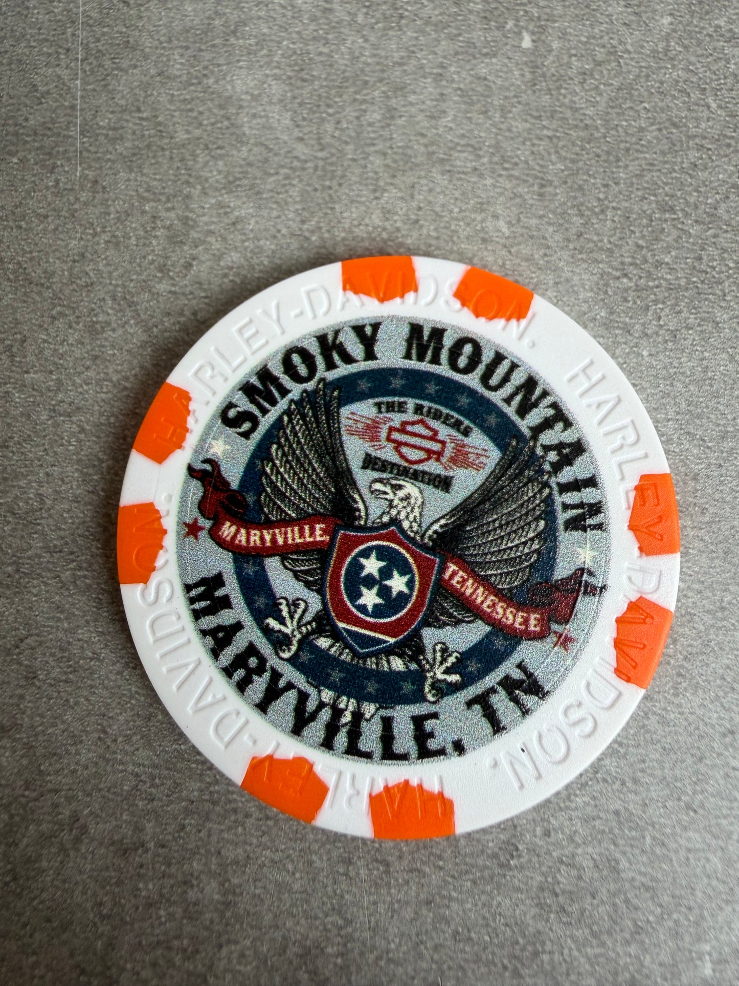 Harley Davidson jeton de poker Tennessee Maryville