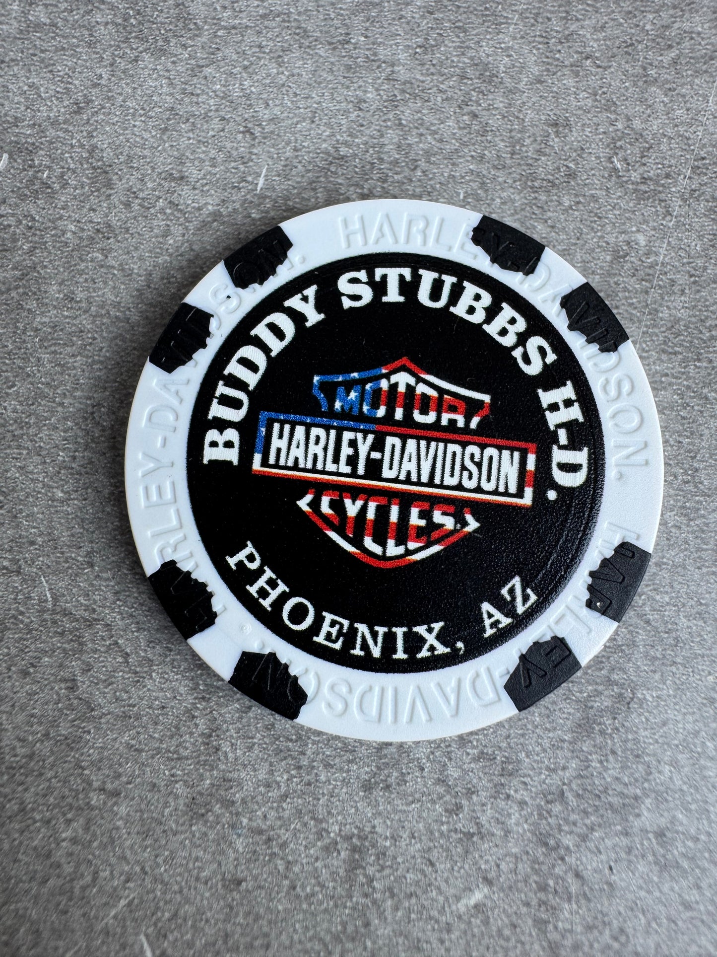 Harley Davidson 250 ans jeton de poker Phoenix Arizona