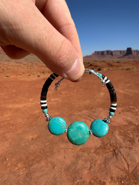 Bracelet Navajo provenant de Monument Valley (taille ajustable)