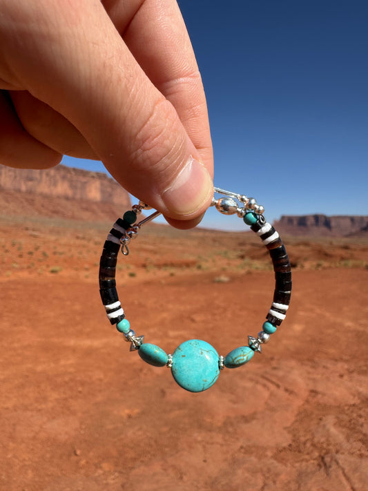 Bracelet Navajo provenant de Monument Valley (taille ajustable)