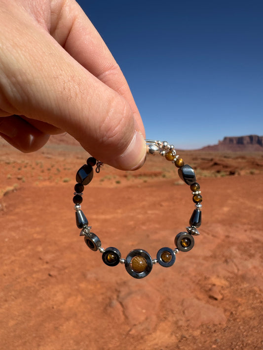 Bracelet Navajo provenant de Monument Valley (taille ajustable)