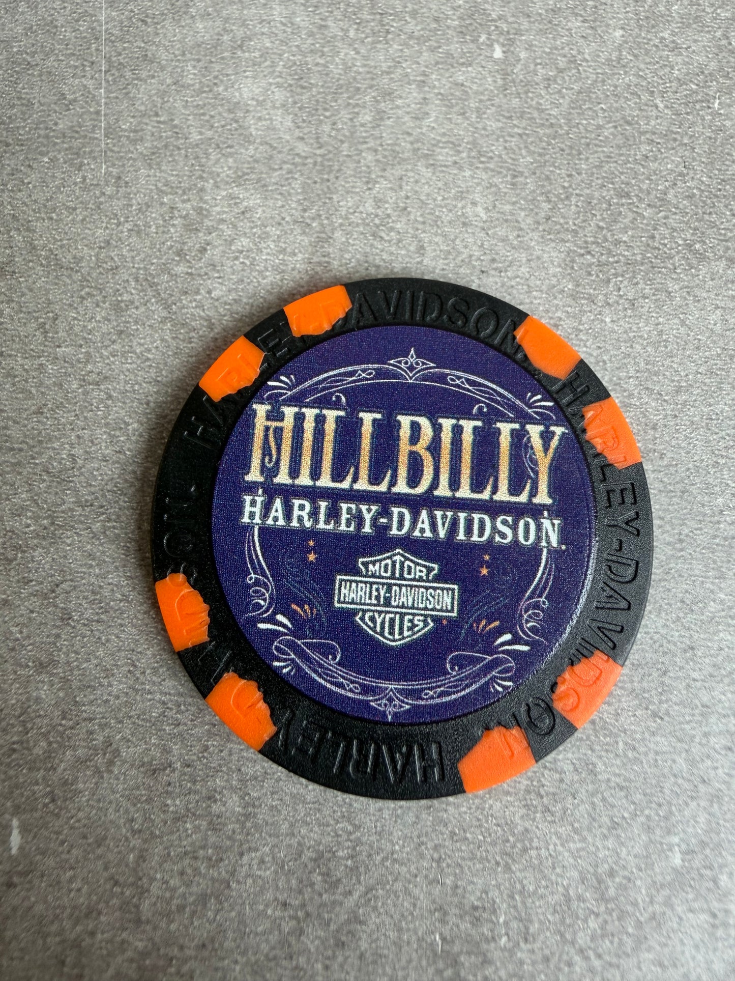 Harley Davidson jeton de poker Tennessee Gatlinburg