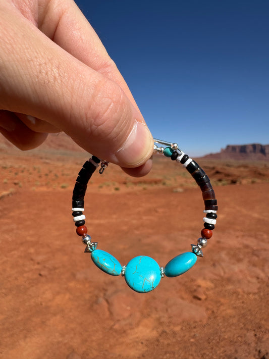 Bracelet Navajo provenant de Monument Valley (taille ajustable)