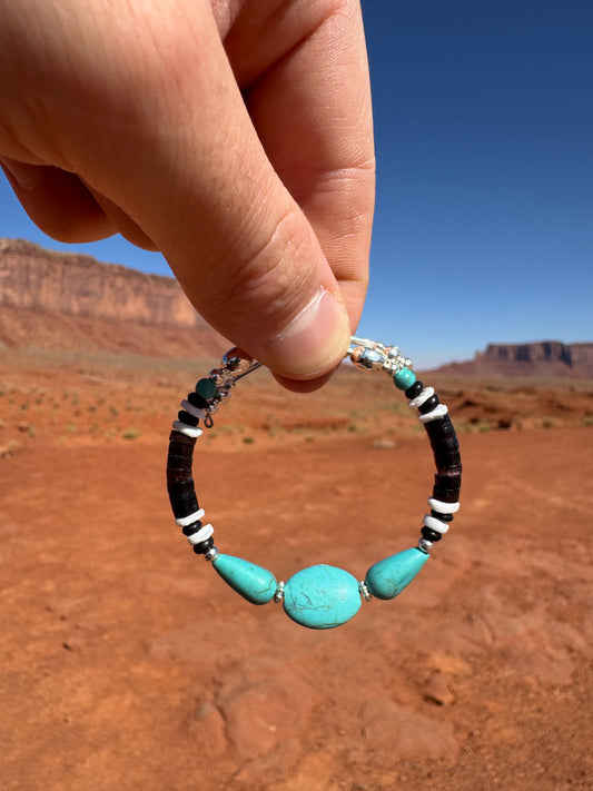 Bracelet Navajo provenant de Monument Valley (taille ajustable)