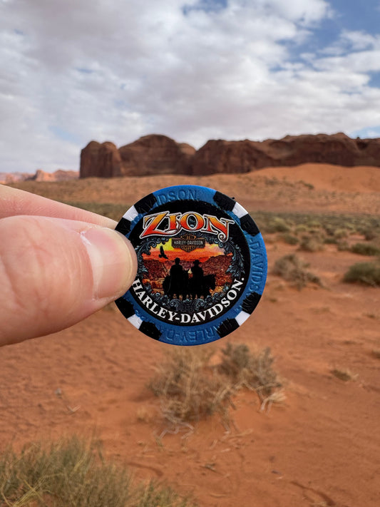Harley Davidson jeton collector provenant d’une concession dans l’Utah