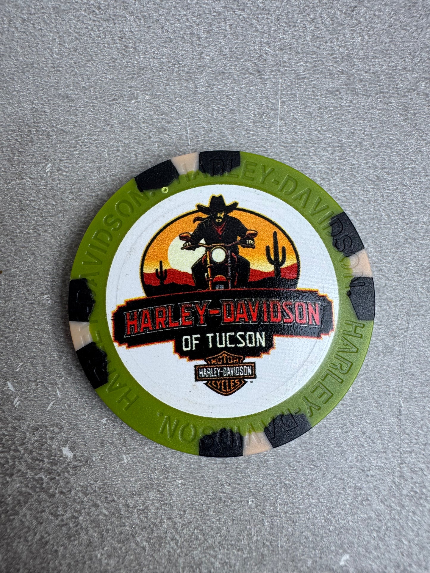 Harley Davidson jeton de poker Tucson Arizona