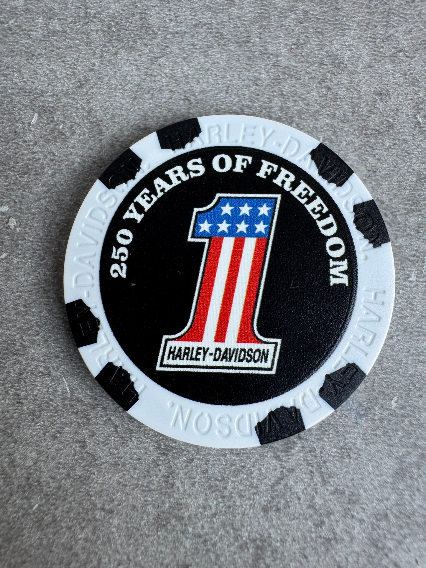 Harley Davidson 250 ans jeton de poker Phoenix Arizona